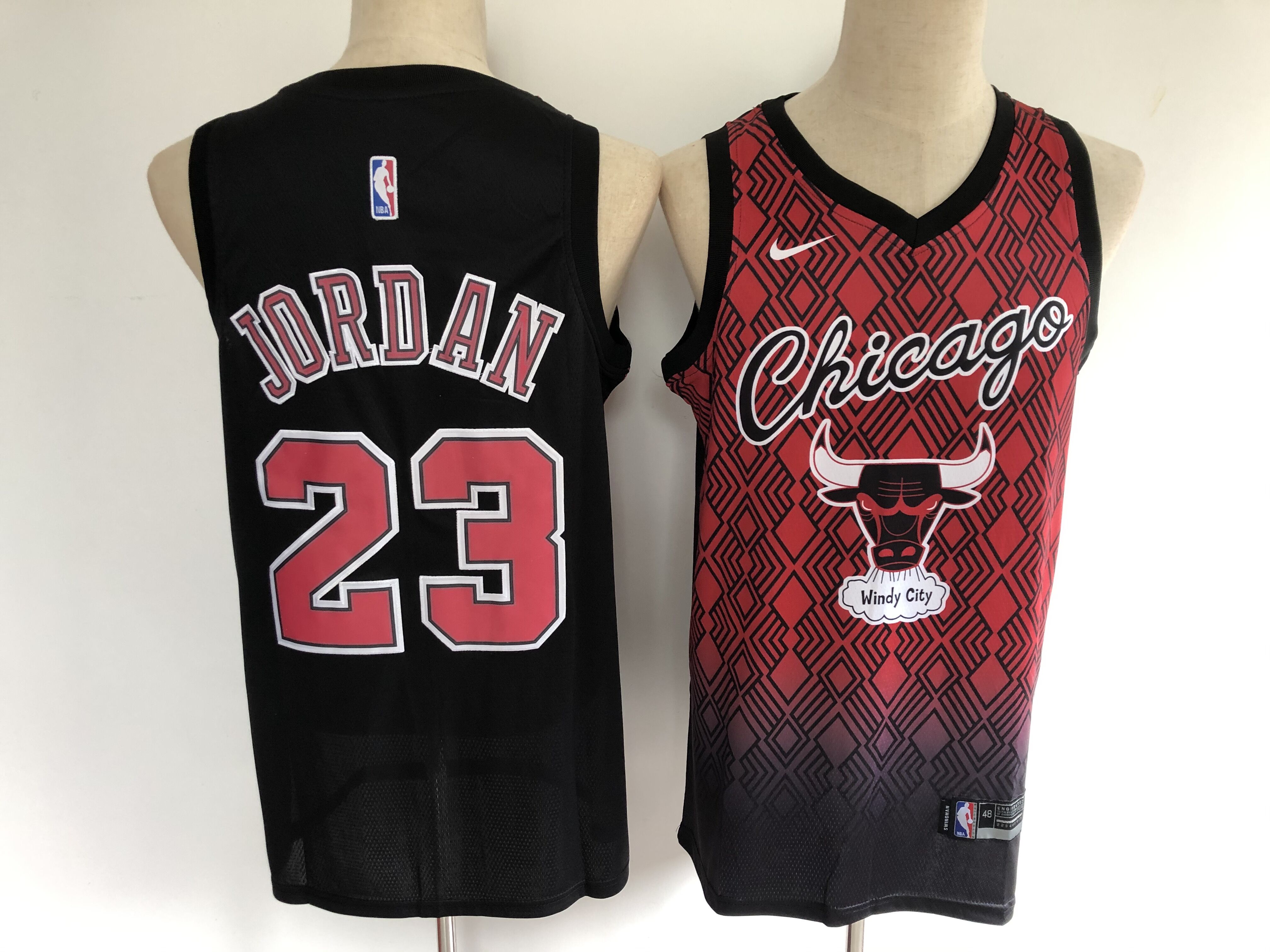2020 Men Chicago Bulls #23 Jordan black NBA Jersyes